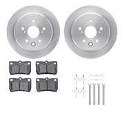 DYNAMIC FRICTION CO 6512-75089, Rotors with 5000 Advanced Brake Pads includes Hardware 6512-75089